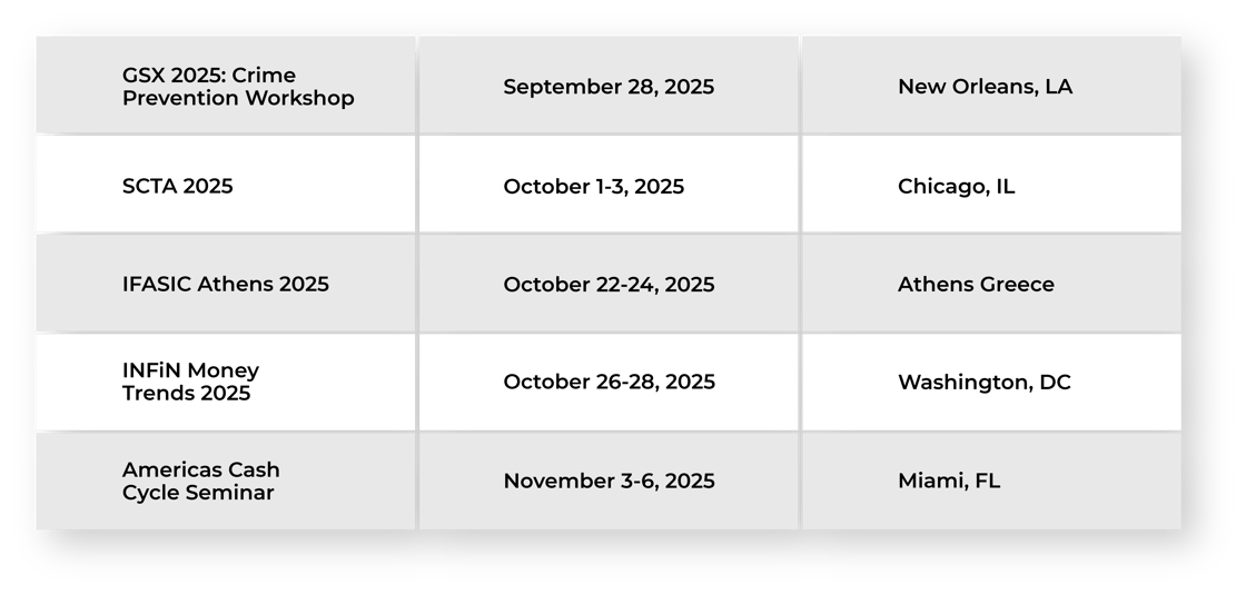 SEPT 2025 Event Calendar